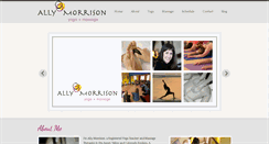 Desktop Screenshot of allymorrison.com